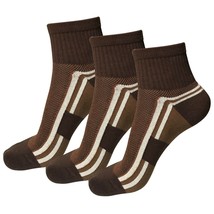 3Pair Mens Breathable Ankle Quarter Athletic Casual Sport Cotton Socks Size 6-12 - £7.12 GBP