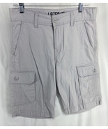 Lazer Co. Men&#39;s Cargo Shorts Beige Some Wear Distressed Size 30&quot; W x 10&quot;... - £11.06 GBP