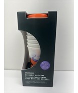 Starbucks Halloween 2022 Set Of 6 Reusable Glow In The Dark Hot Cups Lim... - $41.61 CAD