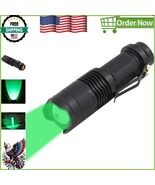 Rechargeable Green LED Flashlight with 150 Yard Beam for Hunting Adventures - $23.90 CAD