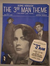 THE 3RD MAN THEME-The Harry Lime Theme-Walter Lord 1950 Vintage Sheet Music - £6.72 GBP