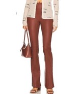 HELMUT LANG Cinnamon Brown Leather Bootcut Trouser Stretch Pants $1095, ... - $270.79 CAD