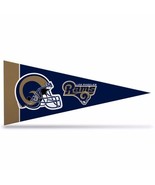St. Louis Rams NFL Felt Mini Pennant 4&quot; x 9&quot; Banner Flag Souvenir NEW - £4.08 GBP