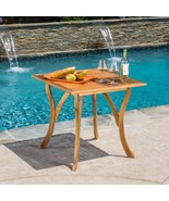 Acacia Wood Square Dining Table (31.5&quot;x31.5&quot;) - $2,176.01 MXN