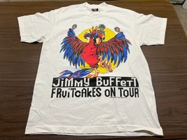 VTG 1994 Jimmy Buffett  &quot;Fruitcakes on Tour&quot; Men&#39;s White T-Shirt - Giant... - £79.92 GBP