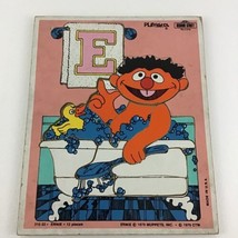 Playskool Sesame Street Bubble Bath Ernie Puzzle Muppets Tub Time Vintage 1979 - £11.63 GBP