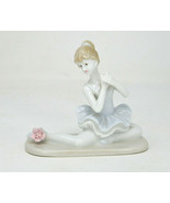 Pretty Porcelain Ballerina Figurine 5 inches Tall Unmarked - £11.75 GBP