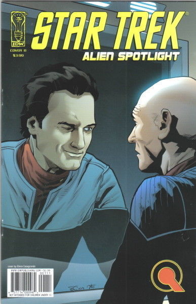 Primary image for Star Trek: Alien Spotlight: Q Comic Book Cover B IDW 2009 NEAR MINT NEW UNREAD