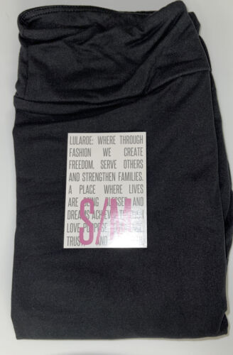 BRAND NEW LuLaRoe Kids S/M (2-8) SOLID BLACK Leggings - $14.84