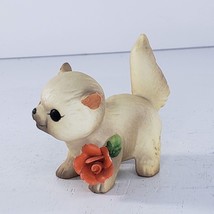 Josef Originals or George Good Cat Flower Figurine Bisque - £23.58 GBP
