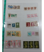 lot of posted international stamps france, USA, canada  see photos (book... - £4.73 GBP