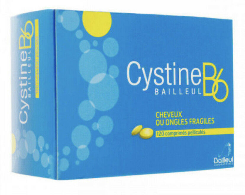 Cystine B6 Bailleul 120 caps Hair Loss / Fragile Nails - EXP:2028