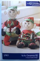 Indygo Junction Yo Yo Christmas Elf Stuffed Toy Doll Karen Kottke Design IJ901 - $7.99