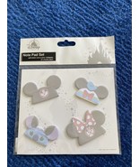 new Disney Parks NOTE PAD Mickey Ears Self-stick Set of 4 Stitch Minnie ... - $11.78