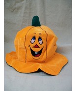 Cute Happy Face Jack O&#39;Lantern Pumpkin Head Orange Costume Hat Halloween... - $15.36 CAD