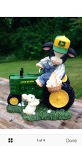 Mary&#39;s Moo Moos &quot;I Tract-Her Down For You&quot;-Easter Bunny W John Deere Tractor - £118.58 GBP