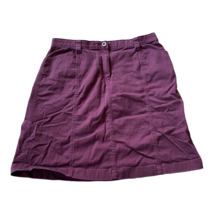 L.L. Bean Women&#39;s size 16 Classic Fit  knee length cotton blend skirt - £19.65 GBP