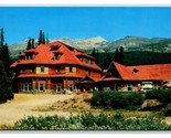 Num-Ti-Jah Lodge Bow Lake Alberta Canada UNP Chrome Postcard V1 - $3.91