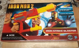 New Nerf Iron Man 2 Iron Strike Blaster Hasbro Toy Group Avengers Assemble - £27.19 GBP
