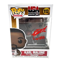Karl Malone Signed USA 1992 Dream Team Funko Pop COA JSA Autographed Utah Jazz - £866.90 GBP