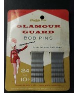Vintage Scoldy Lose Glamour Guard Bob Pins on Card New Old Stock PB52 - £13.34 GBP