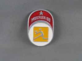 Moscow 1980 Olympic Event Pin - Volleyball Event - Stamped Pin  - £11.77 GBP