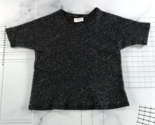 Everlane Sweater Womens Large Heather Charcoal Pullover Short Sleeve Cre... - $20.32