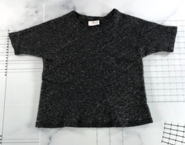 Everlane Sweater Womens Large Heather Charcoal Pullover Short Sleeve Crewneck - £15.98 GBP