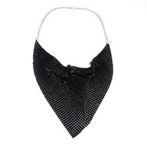 MANILAI Fashion Shining Metal Slice Choker Necklaces For Women Party Wedding Jew - $16.33