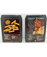 Lot of 2 Kenny Rogers 8 Track Tapes - “Ten Years Of Gold” &amp; “Greatest Hits” - £9.50 GBP