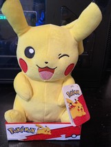 Winking Pikachu Pokémon Plush Jazwares - $63.00