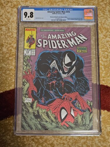 Primary image for ️AMAZING SPIDER-MAN #316 Todd McFarlane MEXICAN FOIL  CGC 9.8 Limited to 1000