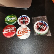 Vintage 1993 coca cola bottling company hawaii 4 pogs milk cap set, NEW sealed - £4.28 GBP