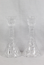 Caroline by Imperial 24%Lead Crystal Glass Candlesticks Holder 8&quot; - £15.54 GBP