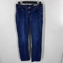 Tommy Hilfiger Womens Victoria Straight Leg Stretch Denim Jeans Size W27... - $28.49