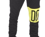 Dope Couture Color Blocked Black Neon Yellow Sweatpants Jogging Pants NWT - $44.20
