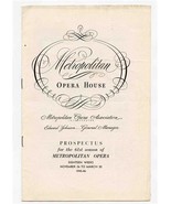 Metropolitan Opera Prospectus 61st Season 1945-46 - £21.96 GBP
