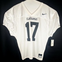Clackamas Football Jersey Mens Large White  Nike 17 College - $17.86