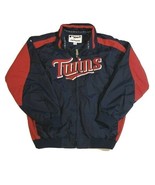 Minnesota Twins Youth Majestic Full Zip Navy Blue Jacket Boys Size XL - £23.32 GBP