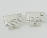 RARE Tiffany &amp; Co Letter Envelope 727 Fifth Avenue Cufflinks in Sterling... - $469.00