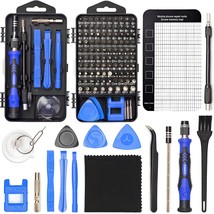 Magnetic Screwdriver Set 124 Piece Electronics Tool Kit with 101 Bits for Comput - £38.24 GBP