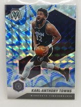 2020-21 Panini Mosaic Karl Anthony Towns #124 Blue Reactive Prizm Parallel SP - £1.54 GBP