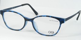 OGI Evolution 4812 1574 Mat Bleu Noir / Tortue Lunettes 49-17-145mm Japon - £72.03 GBP