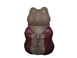 Buddha Animal Resin Figurine Meditative Frog Bank 7.3&quot; H 43031 - £17.40 GBP