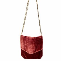 VTG COBBLERS CLASSIC INC.Purse Soft Velour  Red/Orange  - $42.77