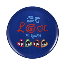 Beatles - All You Need is Love Round Melamine Serving Tray - £23.70 GBP