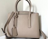 Kate Spade Margaux Medium Satchel Beige Leather PXRUA161 NWT $298 Retail FS - £137.19 GBP