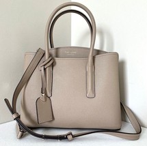 Kate Spade Margaux Medium Satchel Beige Leather PXRUA161 NWT $298 Retail FS - £135.67 GBP