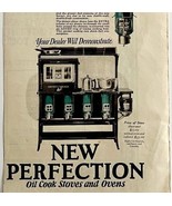 1924 Perfection Oil Cook Stove Oven Advertisement Industrial Ephemera April - $19.99