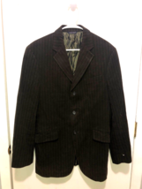 Banana Republic Mens 42R Cotton Striped Blazer Suit Jacket Almost Vintag... - £14.21 GBP